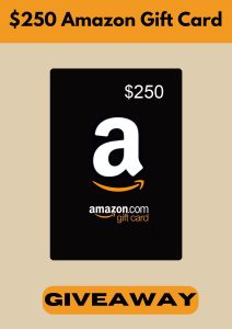 $250 amazon gift card