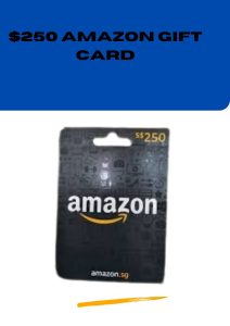 $250 amazon gift card