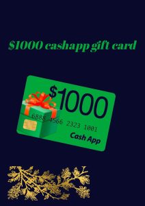 $1000 cashapp gift card